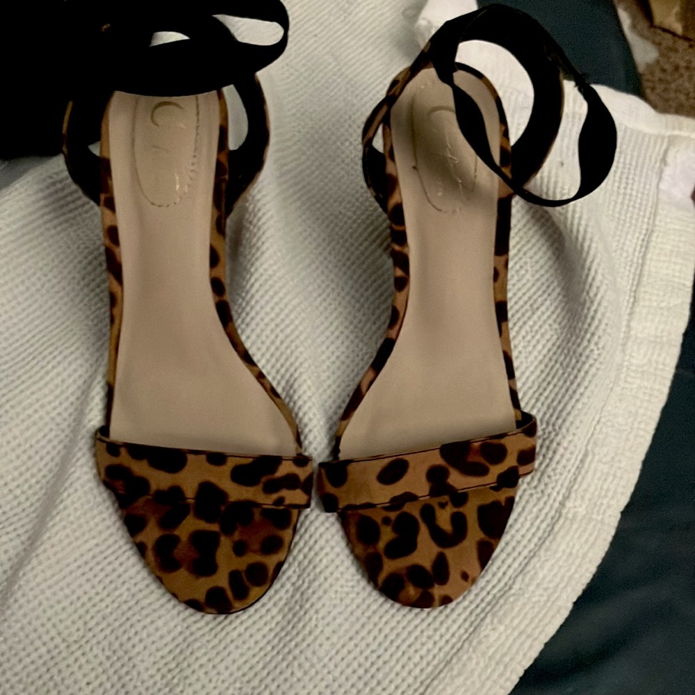 Cheetah print heels